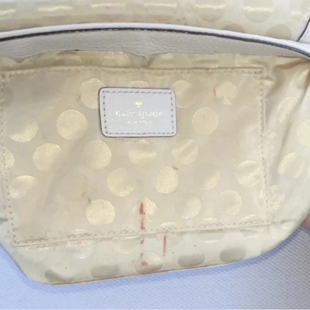 Kate Spade New York Pebbled Leather Crossbody Bag in Eggshell Rose Color - Picture 4 of 4